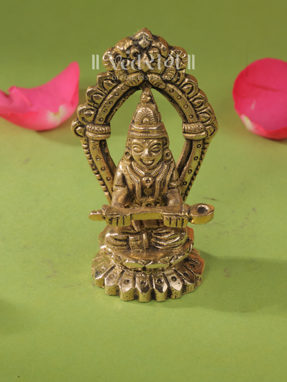 Brass Annadayini | Goddess of Nourishment & Prosperity | Handcrafted Brass Idol for Home & Temple