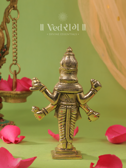 Brass Arogya Deva Dhanvantri Idol