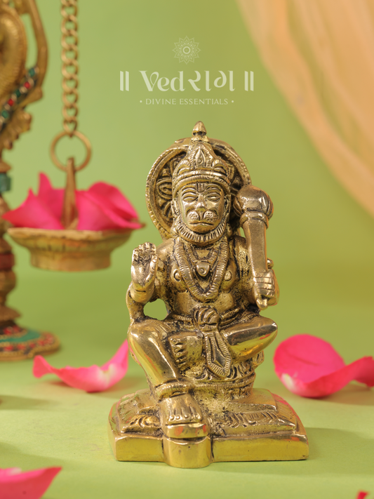 Brass Bhimasen Idol
