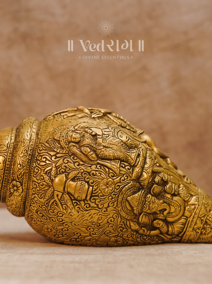 Brass Conche/shankh