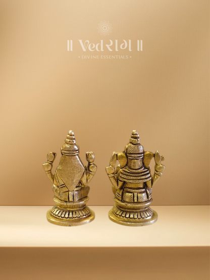 Brass Lakshmi Ganesh