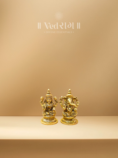 Brass Lakshmi Ganesh