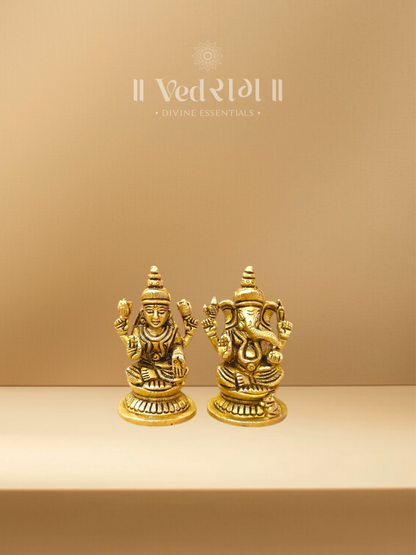 Brass Lakshmi Ganesh