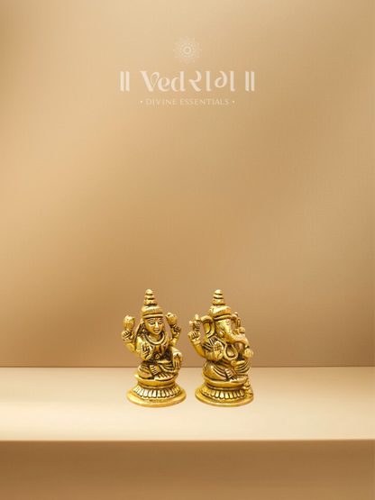 Brass Lakshmi Ganesh