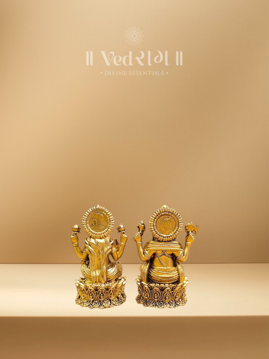 Brass Lakshmi Ganesh