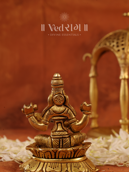 Brass Laxmi Ganesha Saraswati