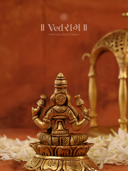 Brass Laxmi Ganesha Saraswati