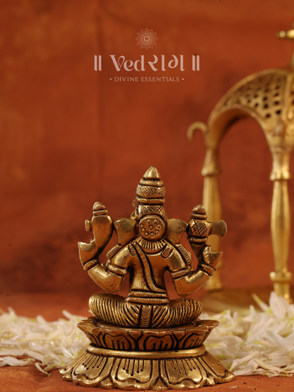 Brass Laxmi Ganesha Saraswati