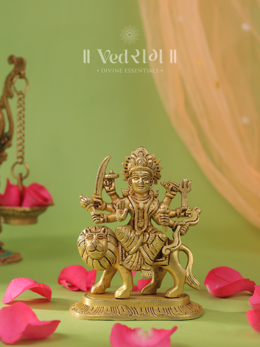 Brass Maa Durga Idol 