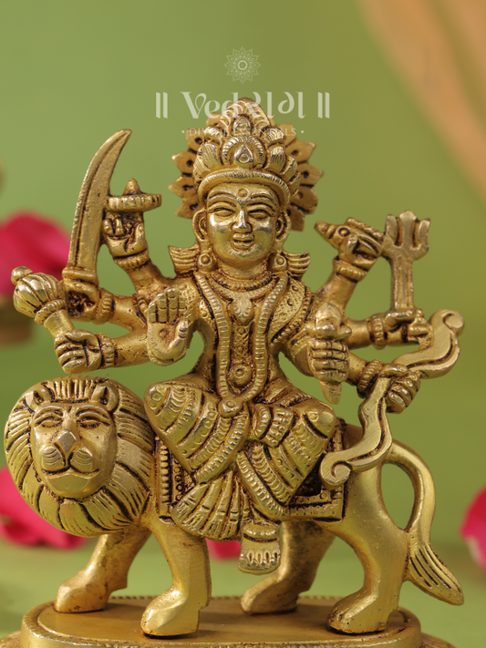 Brass Maa Durga Idol