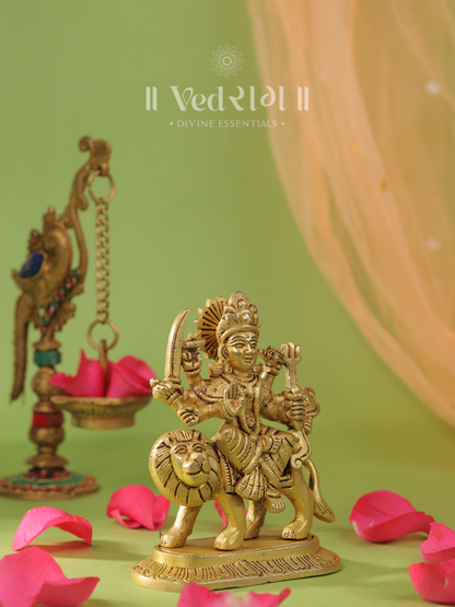 Brass Maa Durga Idol 