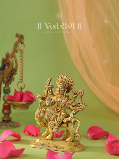 Brass Maa Durga Idol 