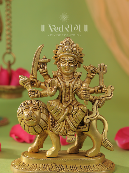 Brass Maa Durga Idol 