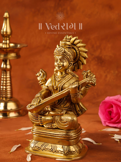Brass Mantrini Goddess Statue