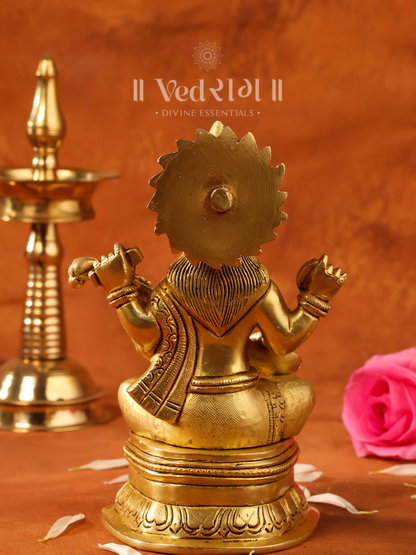 Brass Mantrini Goddess Statue