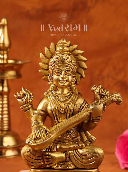Brass Mantrini Goddess Statue