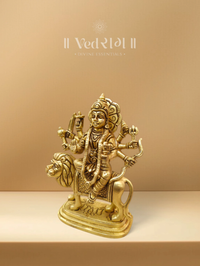 Brass Meenakshi Idol | Handcrafted Goddess Meenakshi Statue | Symbol of Grace, Wisdom & Divine Power