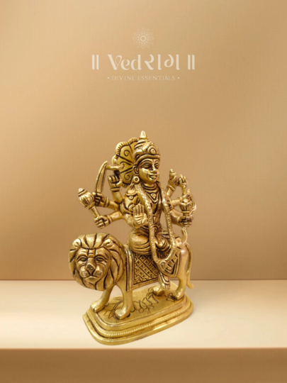 Brass Meenakshi Idol | Handcrafted Goddess Meenakshi Statue | Symbol of Grace, Wisdom & Divine Power