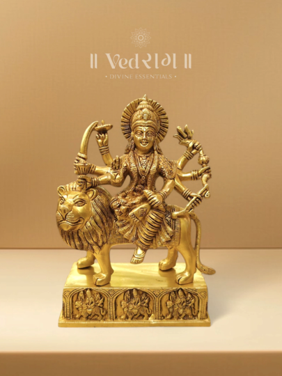 Brass Muktakeshi Idol | Handcrafted Divine Goddess Statue | Symbol of Strength, Freedom & Power