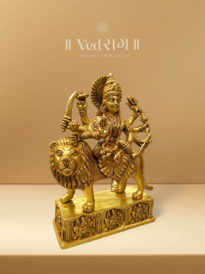 Brass Muktakeshi Idol | Handcrafted Divine Goddess Statue | Symbol of Strength, Freedom & Power