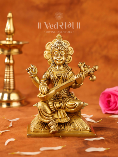 Brass Prakriti Statue | Divine Representation of Nature & Energy | Handcrafted Brass Idol for Home & Temple Décor | Symbol of Balance & Harmony