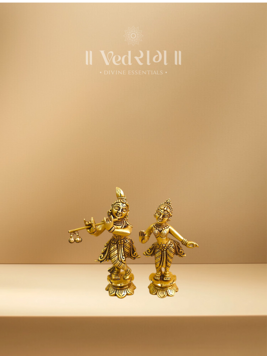 Brass Radha Krishna