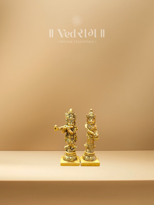Brass Radha Krishna