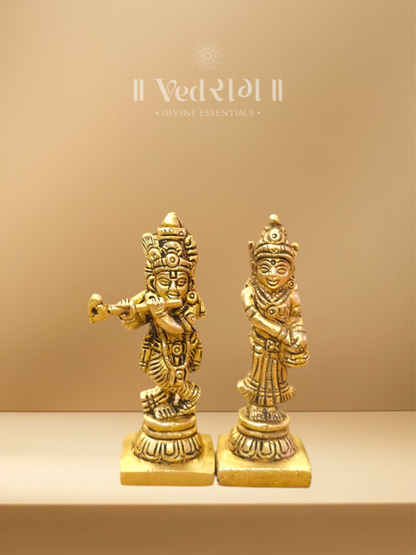 Brass Radha Krishna