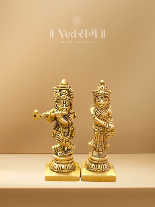 Brass Radha Krishna
