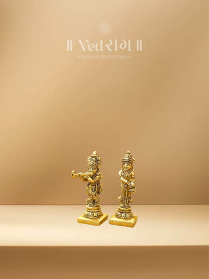 Brass Radha Krishna