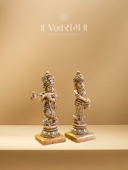 Brass Radha Krishna