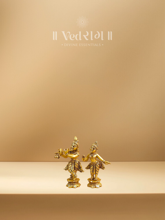 Brass Radha Krishna