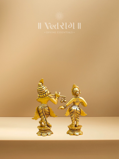 Brass Radha Krishna