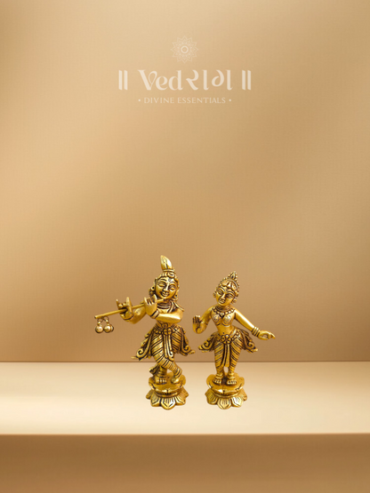 Brass Radha Krishna