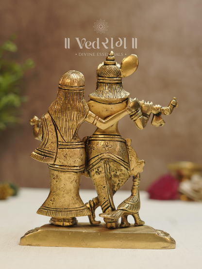 Brass Radha Krishna