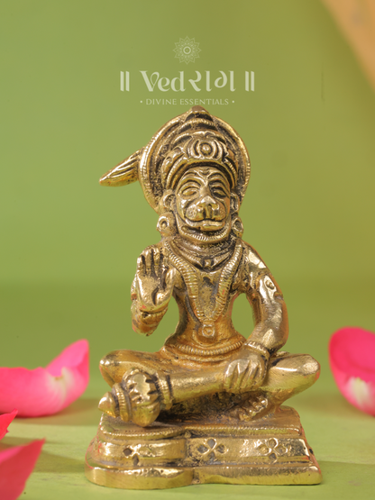 Brass Sankatmochan Hanuman Idol