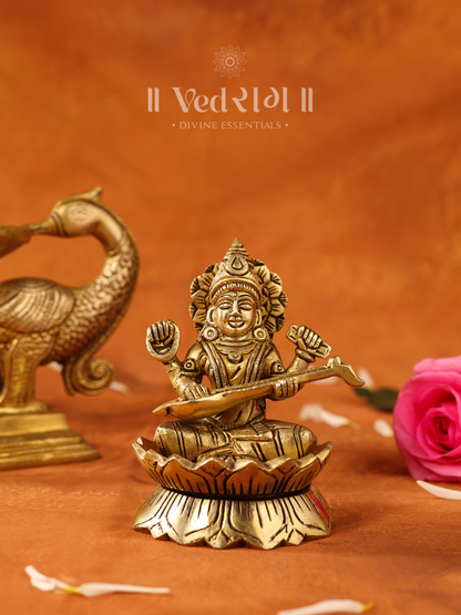 Brass Tattvaveda Statue