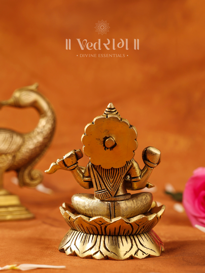 Brass Tattvaveda Statue 