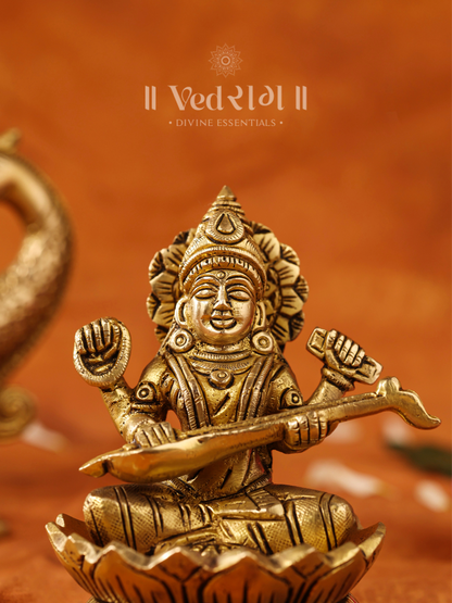 Brass Tattvaveda Statue 