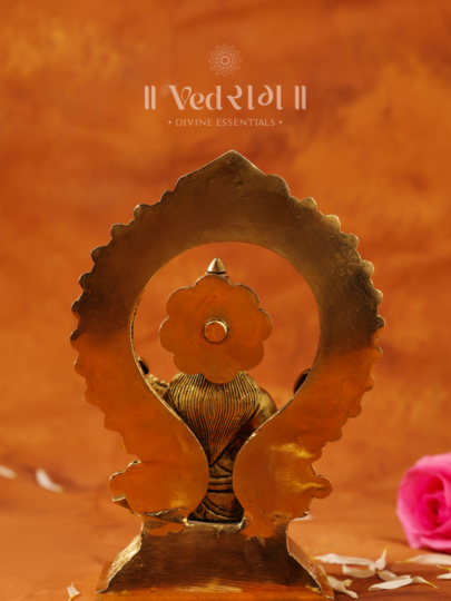 Brass Brahmasvarupini Statue | Divine Feminine Energy & Creation Symbol | Handcrafted Brass Idol for Home, Office & Temple Décor | Spiritual Vedic Sculpture