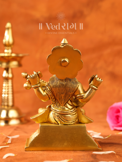 Brass Prakriti Statue | Divine Representation of Nature & Energy | Handcrafted Brass Idol for Home & Temple Décor | Symbol of Balance & Harmony
