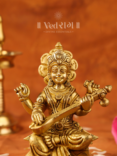 Brass Prakriti Statue | Divine Representation of Nature & Energy | Handcrafted Brass Idol for Home & Temple Décor | Symbol of Balance & Harmony