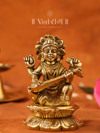 Brass Prabhavat Statue | Divine Illuminating Idol for Spiritual Harmony & Positivity | Handcrafted Brass Murti for Home & Temple Décor
