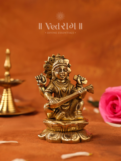 Brass Prabhavat Statue | Divine Illuminating Idol for Spiritual Harmony & Positivity | Handcrafted Brass Murti for Home & Temple Décor