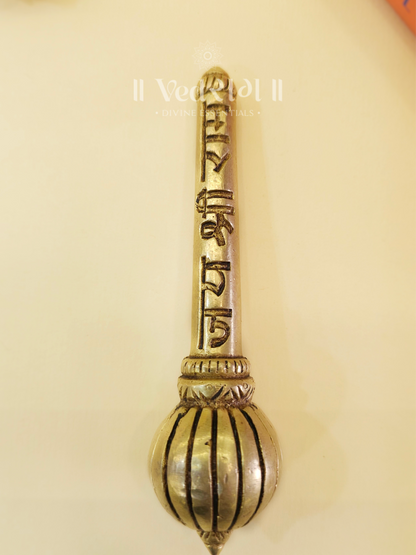 Brass Gada | Sacred Mace of Strength & Power | Handcrafted Hanuman Gada for Home, Temple & Spiritual Decor