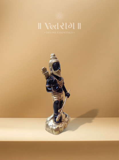 Brass Bhargav Idol | Handcrafted Parshuram Ji Statue | Symbol of Warrior Sage, Dharma & Justice