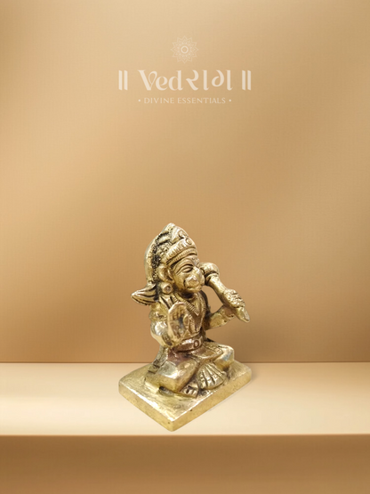 Brass Lanka Vijeta Idol | Victorious Lord Hanuman Statue | Handcrafted Symbol of Strength, Devotion & Triumph | Traditional Décor for Home & Temple