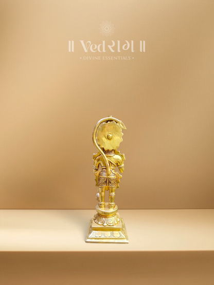 Brass Kesarinandan Hanuman Idol | Divine Son of Kesari | Handcrafted Brass Statue for Strength, Devotion & Protection