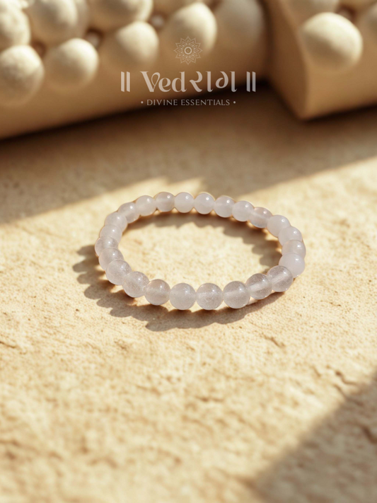White Quartz (Sphatik) Bracelet