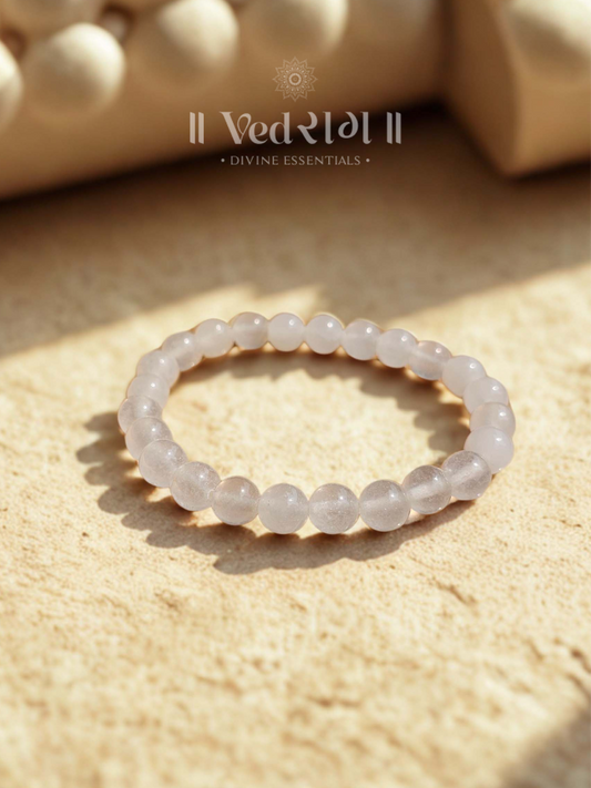 White Quartz (Sphatik) Bracelet